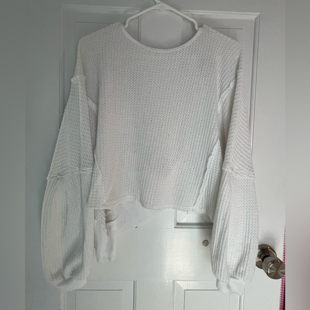White We The Free Sweater